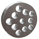 Решетка с отверстиями D 12 мм для мясорубки CP-MM12R, CP-MM12C, CP-MM12S CRAZY PAN  (CP-SP-GR12MM12)