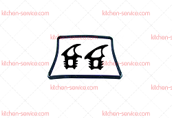 Уплотнитель дверной 430x375 мм для печи (5034174)