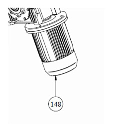 Мотор для миксера 1,1 кВт LM-130A KT (LM130A148)