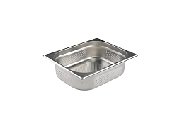Гастроемкость перфорированная GN1/2 х100 мм 325х265 мм 6 л 4 мм нержавеющая сталь MGSTEEL