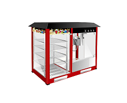 Аппарат для производства попкорна (с витриной) HW-P8 EKSI