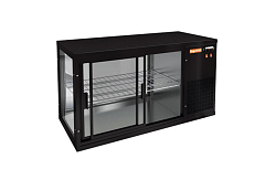 Витрина холодильная VRL 1100 R Black HICOLD