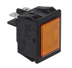 Лампочка сигнальная жёлтый 30x22 мм 230 В для SAGI (32W0270)