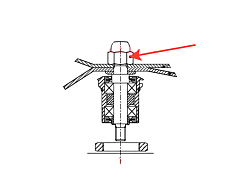 Гайка MHM M8 для блендера SB-4L-2 HALLDE (14028)