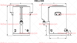 Кипятильник HW 520 BRAVILOR BONAMAT