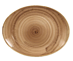 Тарелка овальная 36х27 см Twirl Shell RAK PORCELAIN