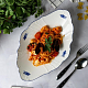 Блюдо овальное 33,7х21 см Blue Flower P.L.PROFF CUISINE (NY-ZBA4706X6)