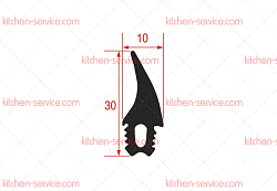 Уплотнитель дверной 1740 мм для печи (5060085)