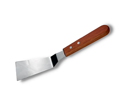Лопатка 24,5 см, изогнутая, нержавеющая сталь, с деревянной ручкой MGSTEEL
