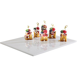 Поднос фуршетный «Зеро» прямоугольный на нескользящих ножках 32,5 см APS