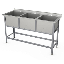 Ванна моечная с бортом ВСМ-Б-3.430-1-02 ATESY