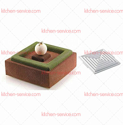 Форма кондитерская силиконовая INSERT DECOR SQUARE 26х26 см SILIKOMART (28.002.87.0065)