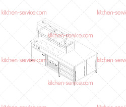 Станция сборки сэндвичей HCV2 Base - SC155 FOLLETT