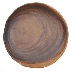 Блюдо 21,5x2 см круглое African Wood 2 пластик меламин  P.L. PROFF CUISINE (F32009-TAI)