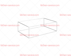 Стенд/база для подносов GN 1/1 2/4 53x32,5-53x16,5 см 44840-50 PADERNO