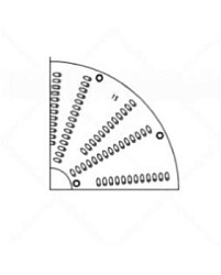 Пластина тёрки 4,5 мм для HALLDE (87131)