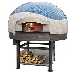 Печь для пиццы на дровах LP100 CUPOLA MOSAIC MORELLO FORNI