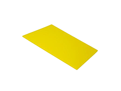 Доска разделочная пластик 600х400х18 мм желтая NORMA