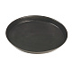 Поднос «Грипзон» прорезиненный круглый 36 см черный APS
