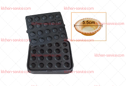 Форма для круглых тарталеток DH Tartmatic Plate 45 KOCATEQ