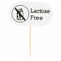 Маркировка-флажок LACTOSE FREE 8 см GARCIA DE POU (222.68)