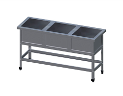 Ванна моечная ВСМ-3/480-ЮТ-Э ТЕХНОЛОГИИ ЮГА