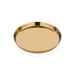 Тарелка с бортом 13 см золото NARIN