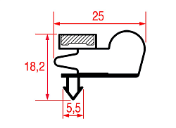 Уплотнитель для DESMON (H25-0052)