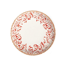 Тарелка глубокая 770мл Venecia Maroon ID Fine