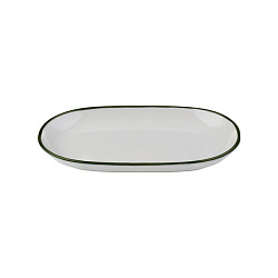 Блюдо овальное 33см Modest Green ID Fine