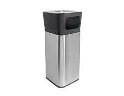 Урна уличная квадратная JAH-3223 30 л (пепельница) FOODATLAS