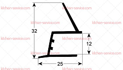 Уплотнитель изоляционный для HORECA-SELECT (1.1.C.C63.67)