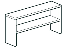 Полка настольная закрытая CHEF LINE LOSC35100T2CS APACH
