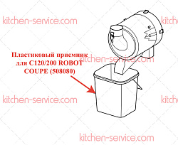 Пластиковый приемник для C120/200 ROBOT COUPE (508080)