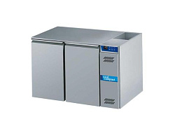 Шкаф холодильный центрального охлаждения 2xGN 1/1, 2-дверный, без столешницы KTO721170 COOL COMPACT