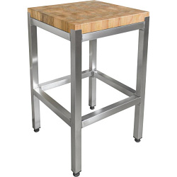 Колода разрубочная 600х500х850мм, столешница бук ПИЩЕВЫЕ ТЕХНОЛОГИИ