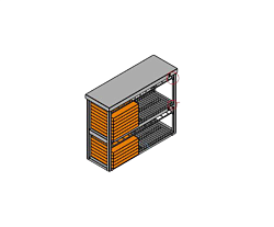 Полка тепловая ПНПК2-1000/350/812 ROBOLABS