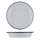 Салатник 1000 мл 22х4,5 см Blue Rim эмалированная сталь SUNNEX (CEP9085)