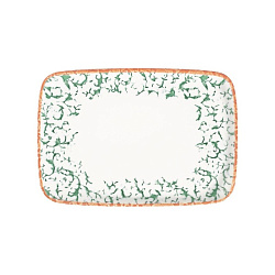 Блюдо прямоугольное 37см (33x23) Venecia Green ID Fine