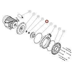 Ротор помпы 6514 (#306) для машины посудомоечной серии DDM VORTMAX