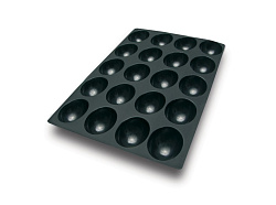 Форма для выпечки 112 мл 24 ячеек 70x41 мм Полусфера силикон SILIKOMART