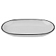 Блюдо овальное 37см Modest Black ID Fine