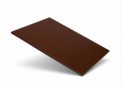 Доска разделочная пластик 500х350х18 мм коричневая NORMA