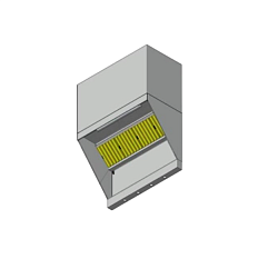 Зонт вытяжной пристенный KF65-200-100-H45 ROBOLABS