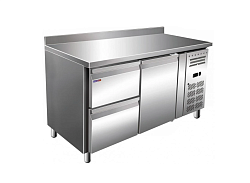 Стол холодильный GN2220TN (бортик 2 ящика 1 дверь) COOLEQ