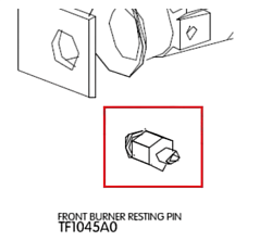 Штифт горелки опорный передний для UNOX (TF1045A0)