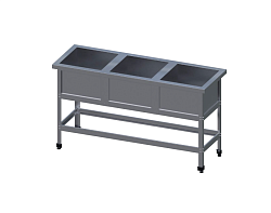 Ванна моечная ВСМ-3/430-ЮТ-Э ТЕХНОЛОГИИ ЮГА