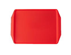 Поднос 42х30 см, красный, поверхность классик (163) MGprof (1732)