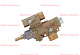Кран газовый 23S O для FIREX (30100003)
