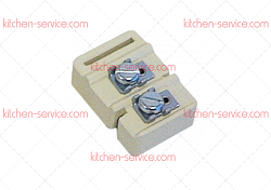 Колодка клеммная керамическая двухполюсная для печи (3247010)